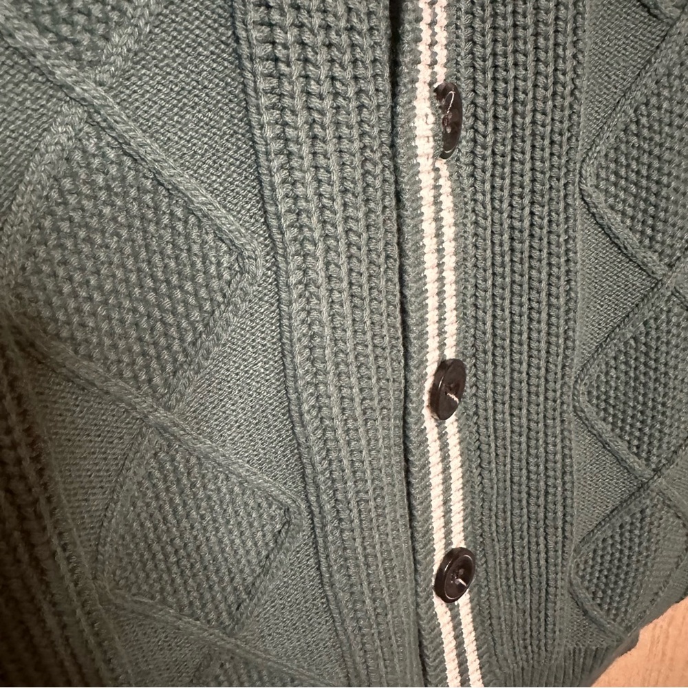 BP Nordstrom Rack Green Sweater Vest Small NEW - Picture 6 of 8